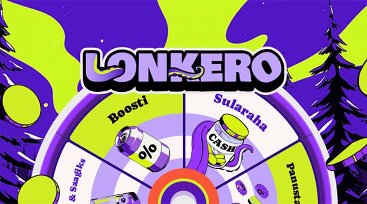 Daily LonkShot Wheel of Fortune prizes await you at Lonkero Casino