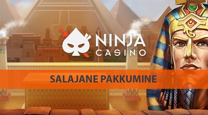 Ninja Casino Secret Offer - 50 Free Spins on Legacy of Egypt