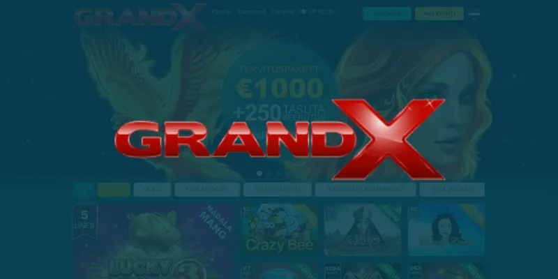 GrandX Casino website